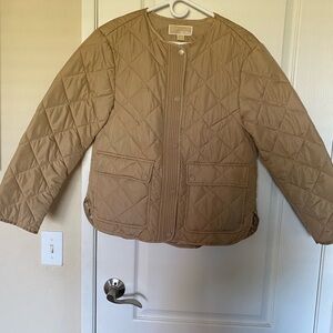 Michael Kors Beige Quilted Jacket